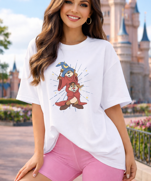 C&D Fantasia - White - Tshirt/Cropped Vest