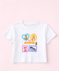 Baby Pooh & Friends - Cropped Tee - White