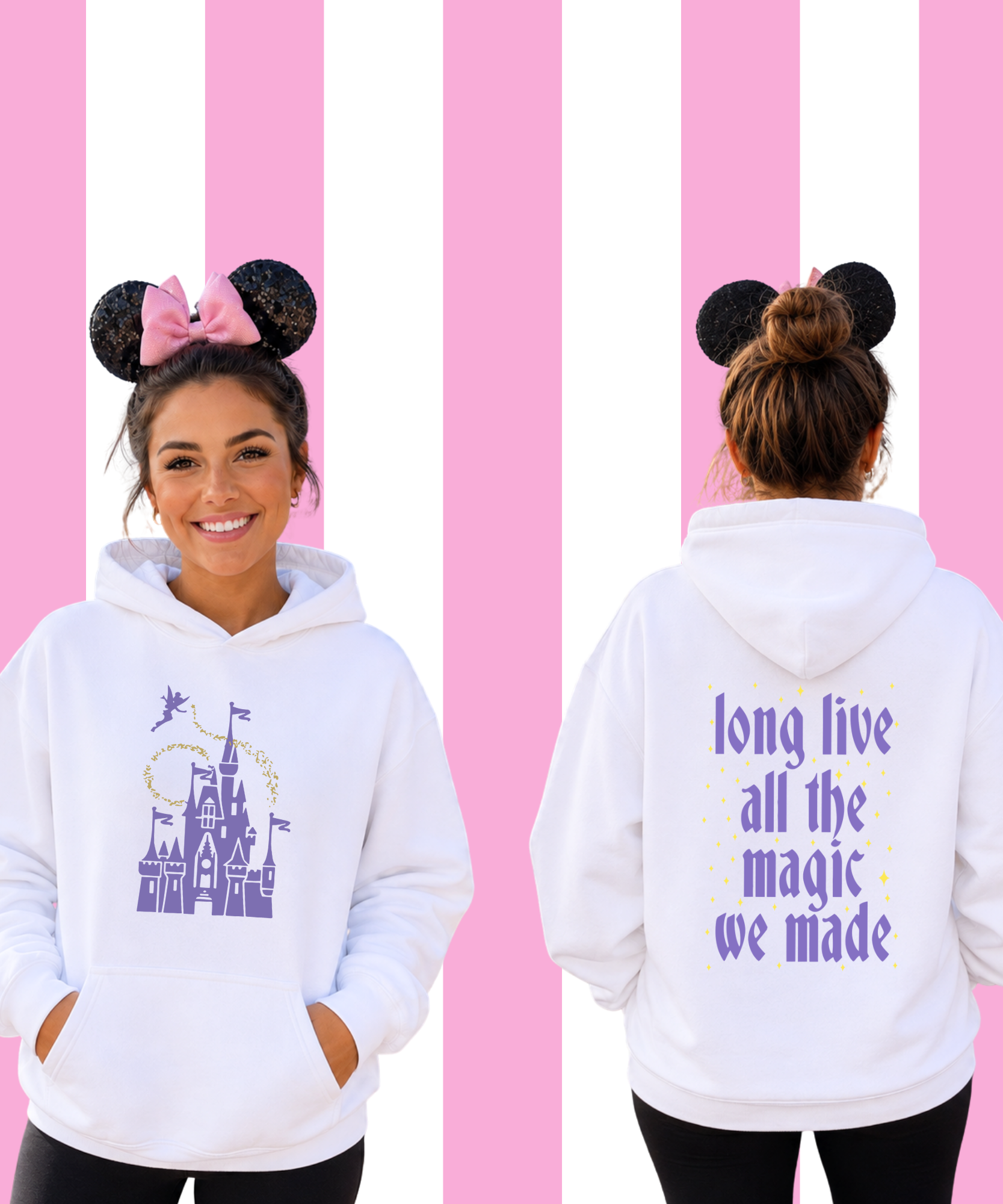 Long Live All The Magic - Double Sided Hoodie