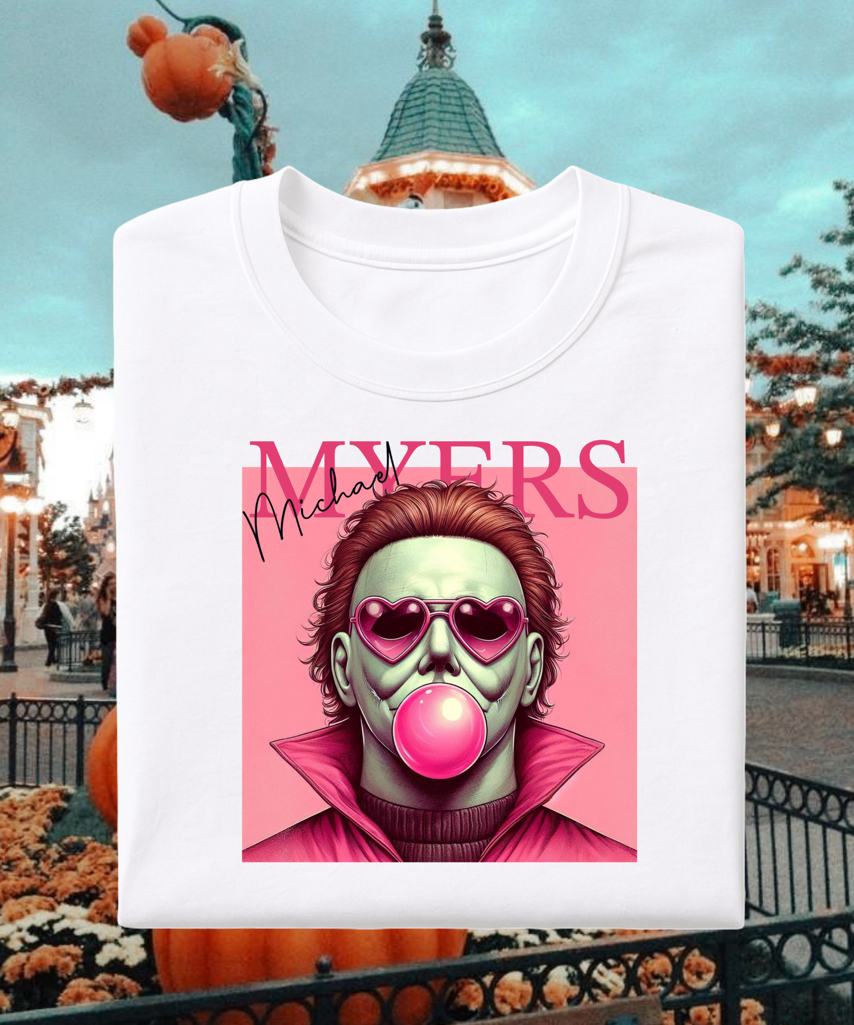 Michael Myers Halloween - Tshirt - White/Black