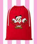 Merry Christmas Mickey Santa Sack