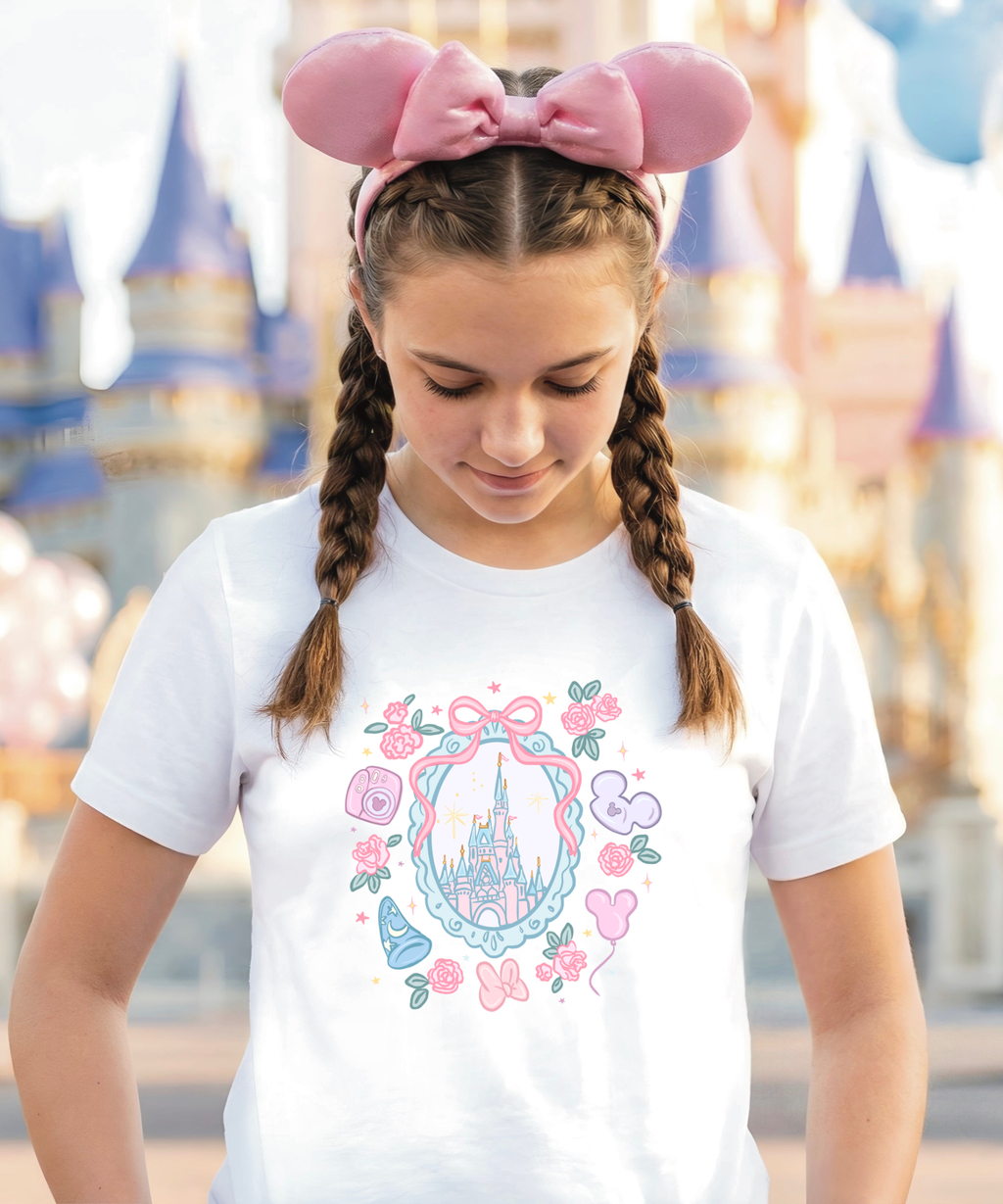 Whimsical Castle DLP - Tshirt/Sweatshirt - White/Pink