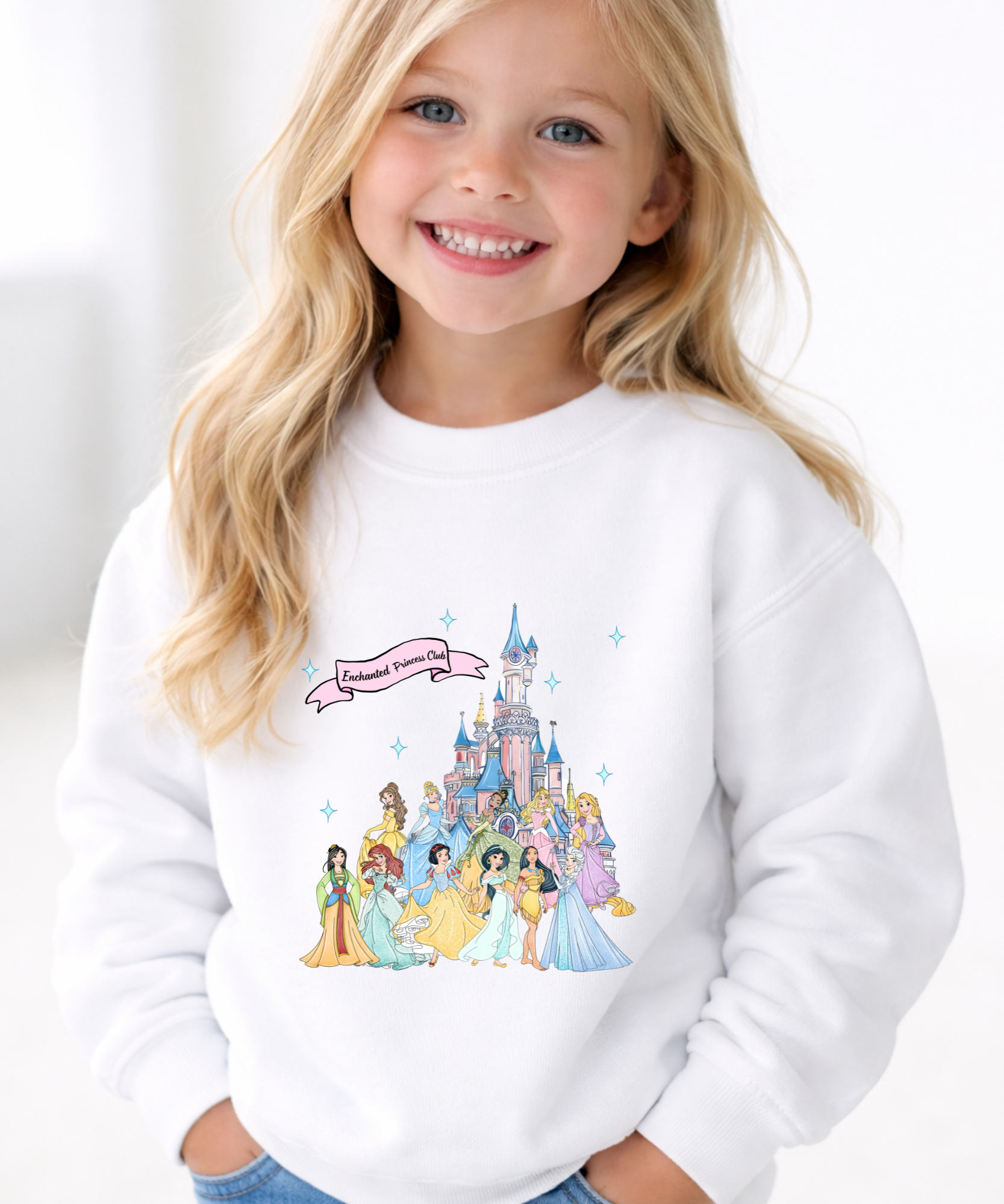 Enchanted Princess Club Exclusive - Tshirt/Sweatshirt - White/Pink