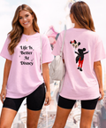 Life Is Better Exclusive - Double sided Tshirt - White/Pink