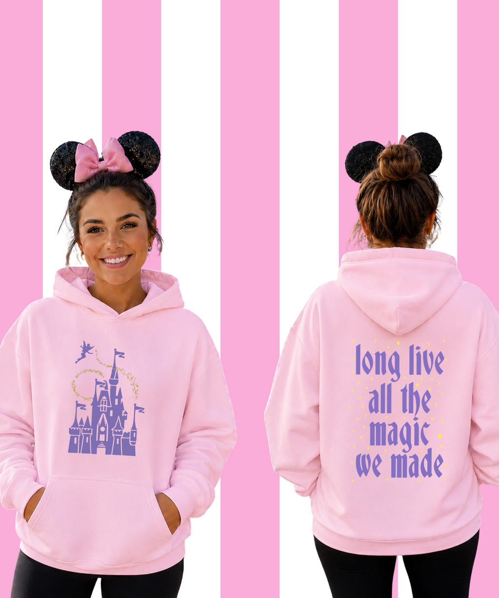 Long Live All The Magic - Double Sided Hoodie