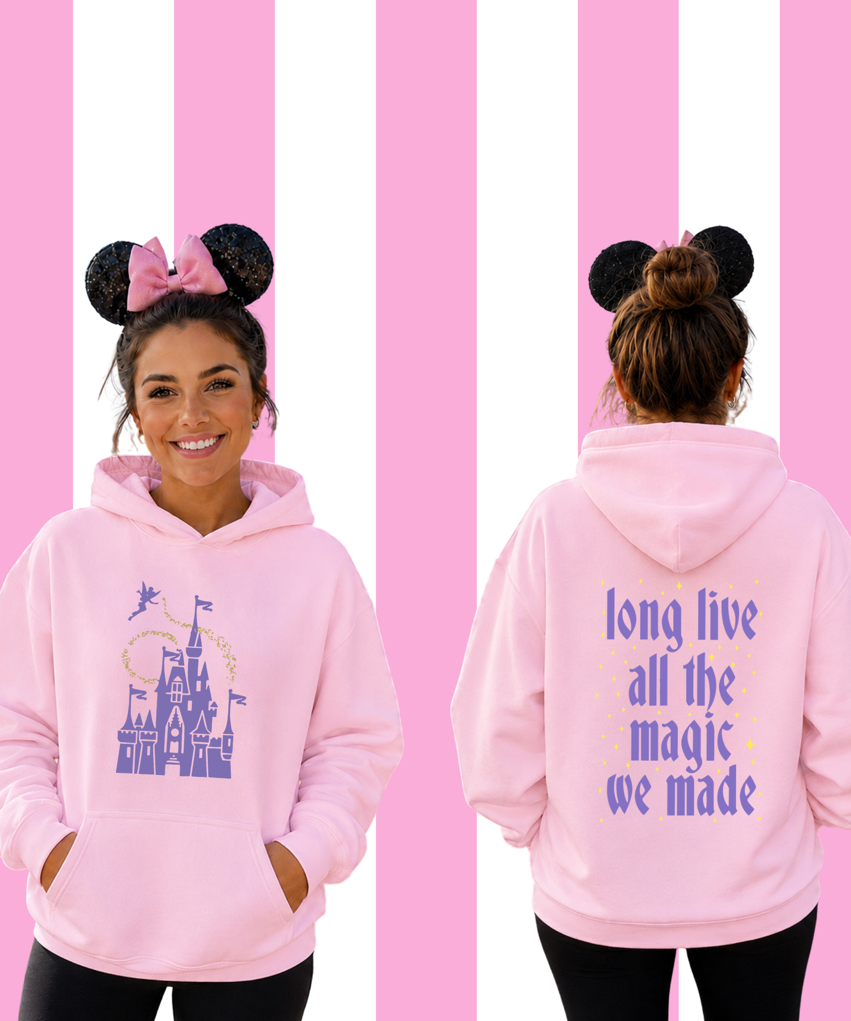 Long Live All The Magic - Double Sided Hoodie