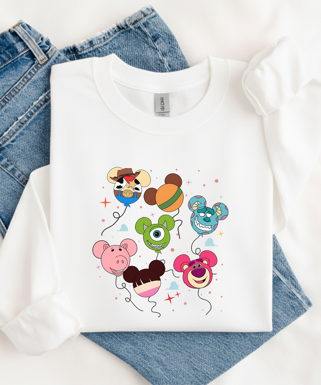 Toy Balloons Tshirt/Sweatshirt - White