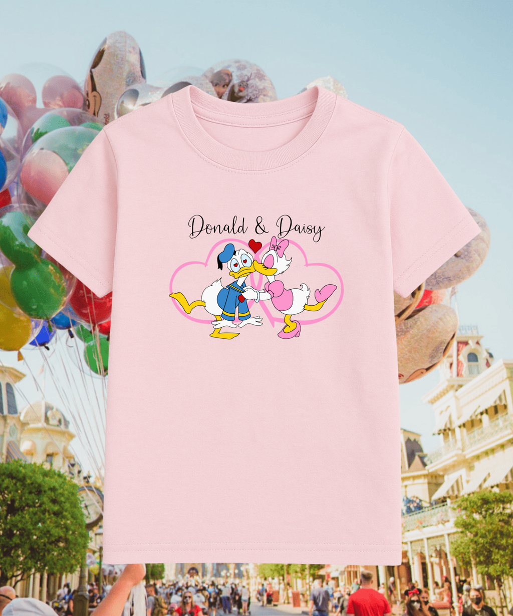Donald Daisy - T-shirt/Sweatshirt - White/Pink