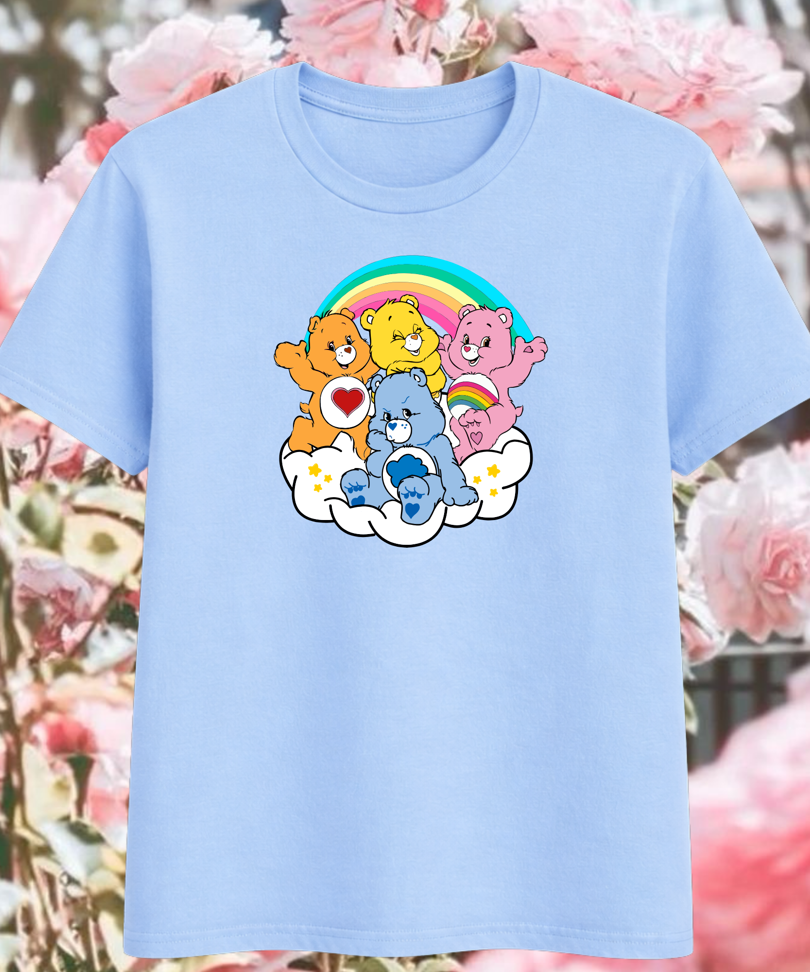 Care Bears - Tshirt/Sweatshirt - White/Pink/Blue