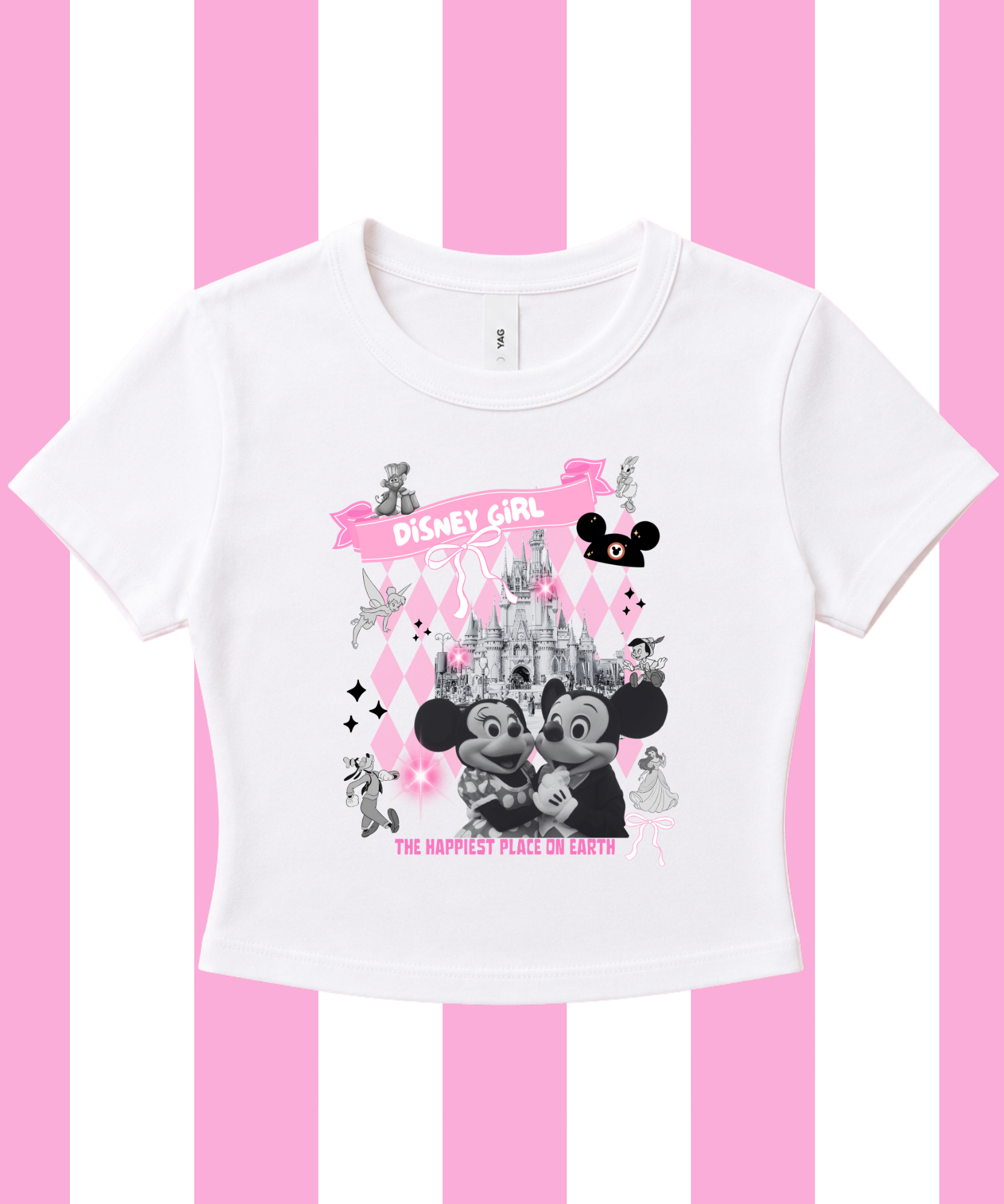 DNY Girl Exclusive - Cropped Tee/Cropped Vest