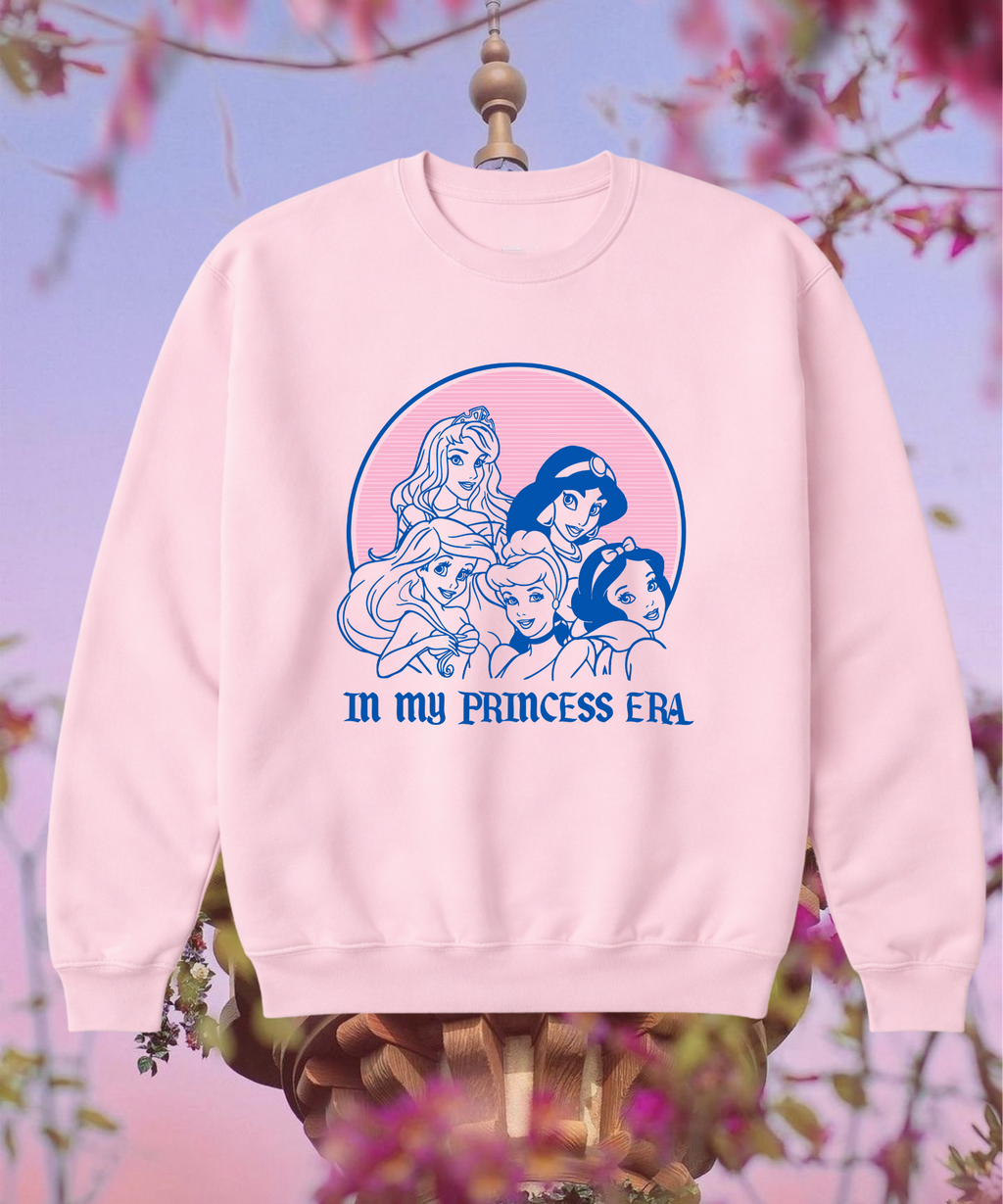 Princess Era - Tshirt/Sweatshirt - White/Pink/Blue