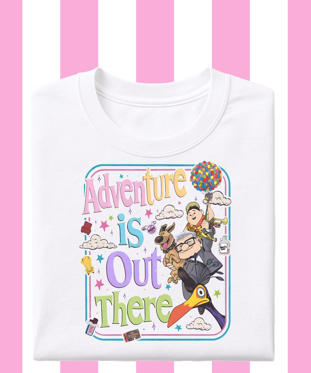 Adventure Is Out There - Tshirt