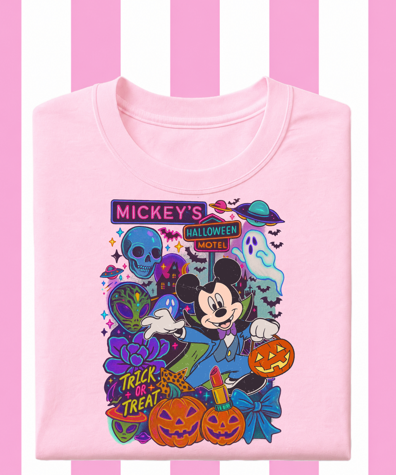 Mickeys Halloween Motel - Tshirt