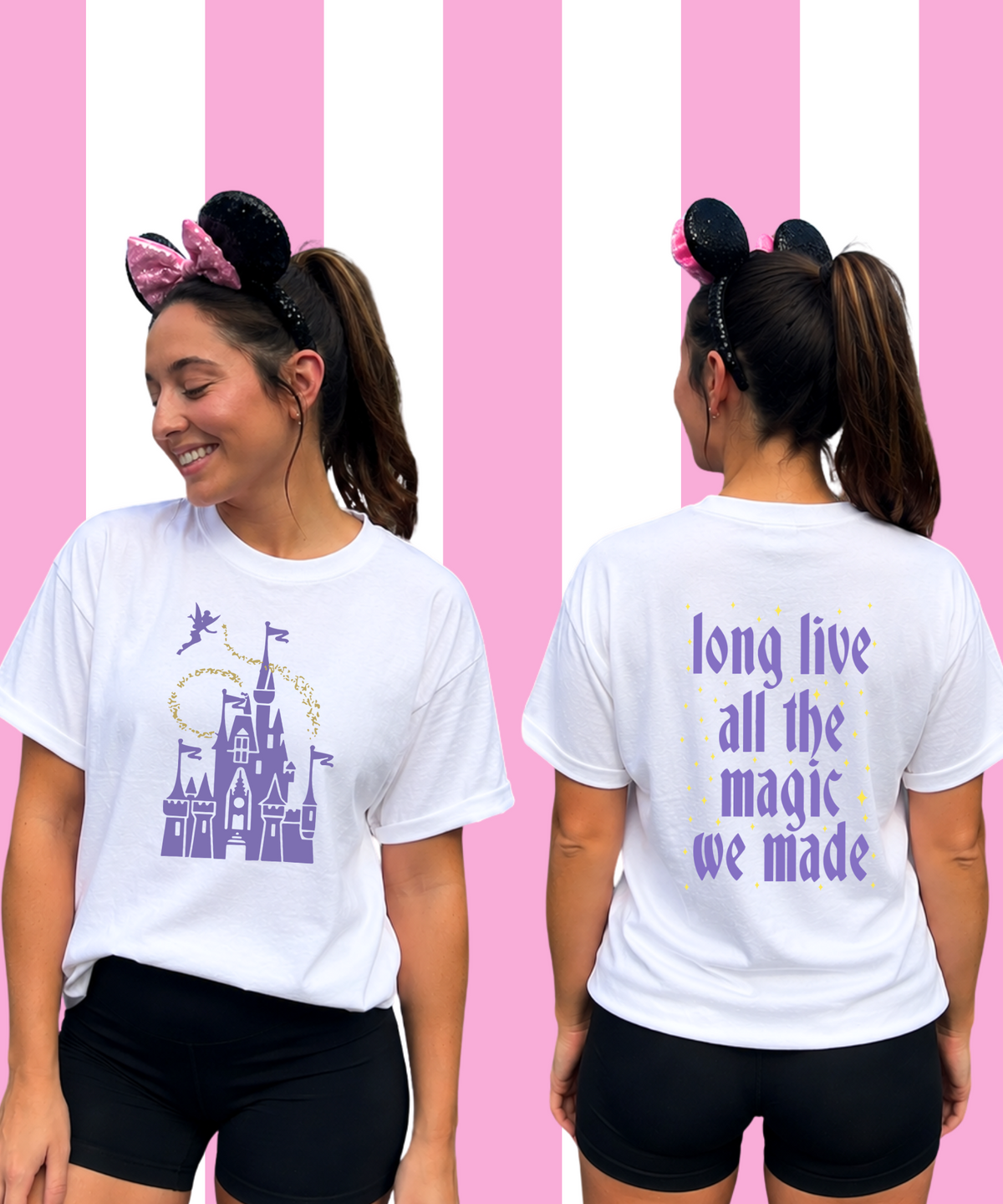 Long Live All The Magic - Double Sided Tshirt