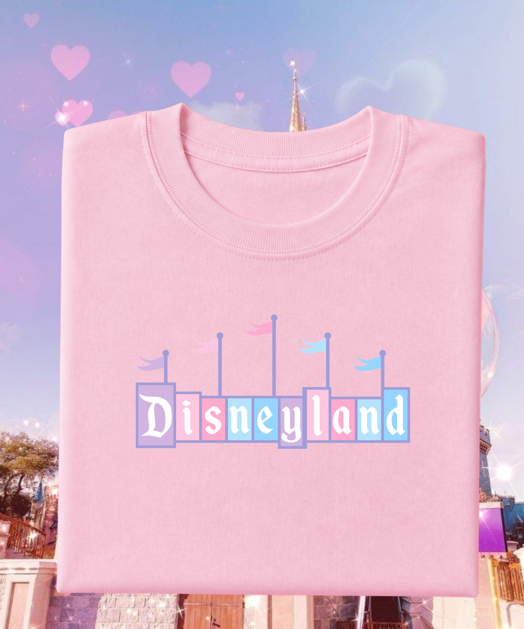 DNYLand - Tshirt/Sweatshirt - White/Pink/Blue