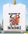 Keeping It Incredible - Tshirt - White/Blue/Red/Grey
