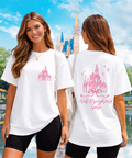 WDW Girlie Exclusive Double Sided - Tshirt/Sweatshirt - White/Pink/Black