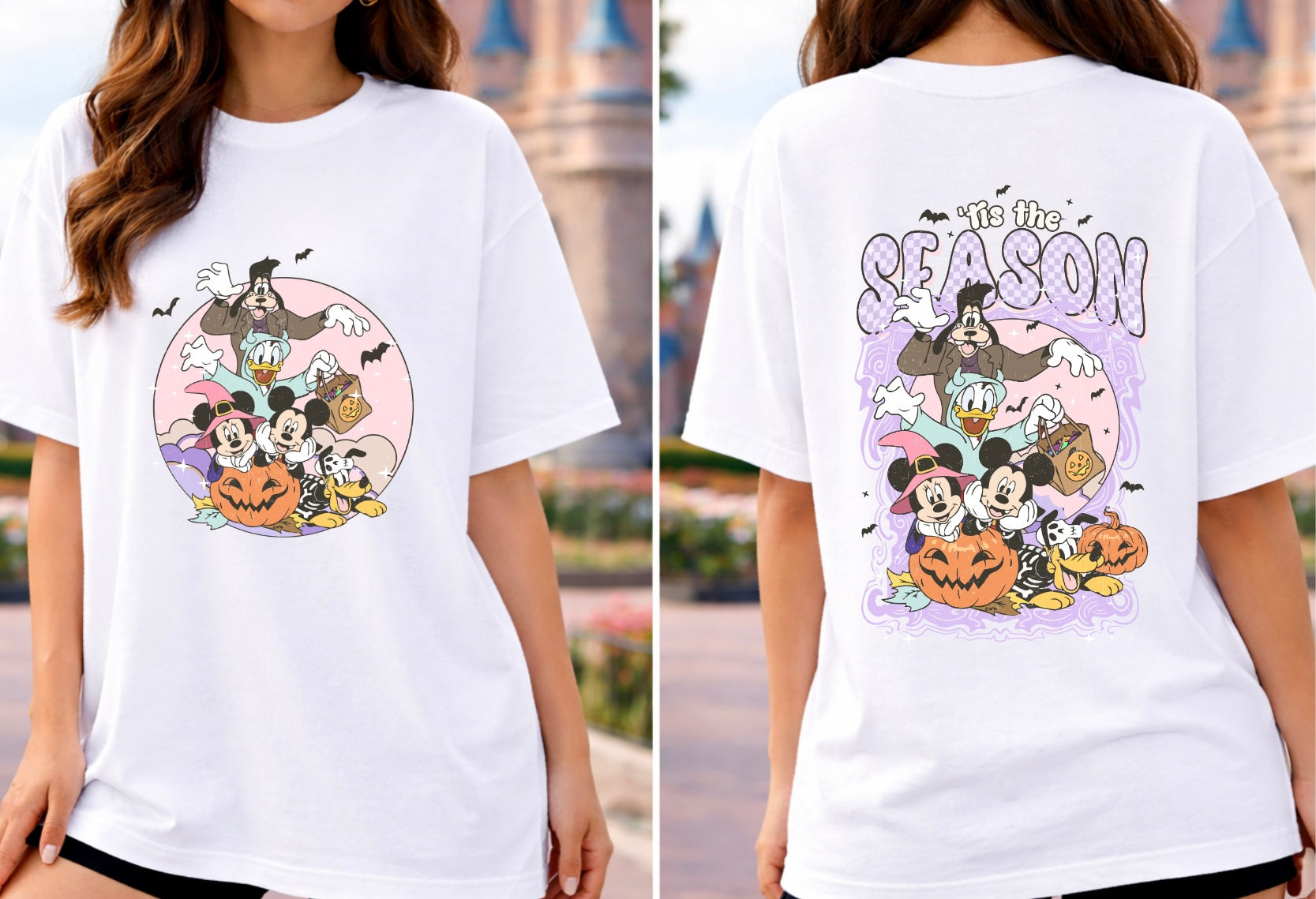 It’s The Season Halloween Double Sided - Tshirt - White