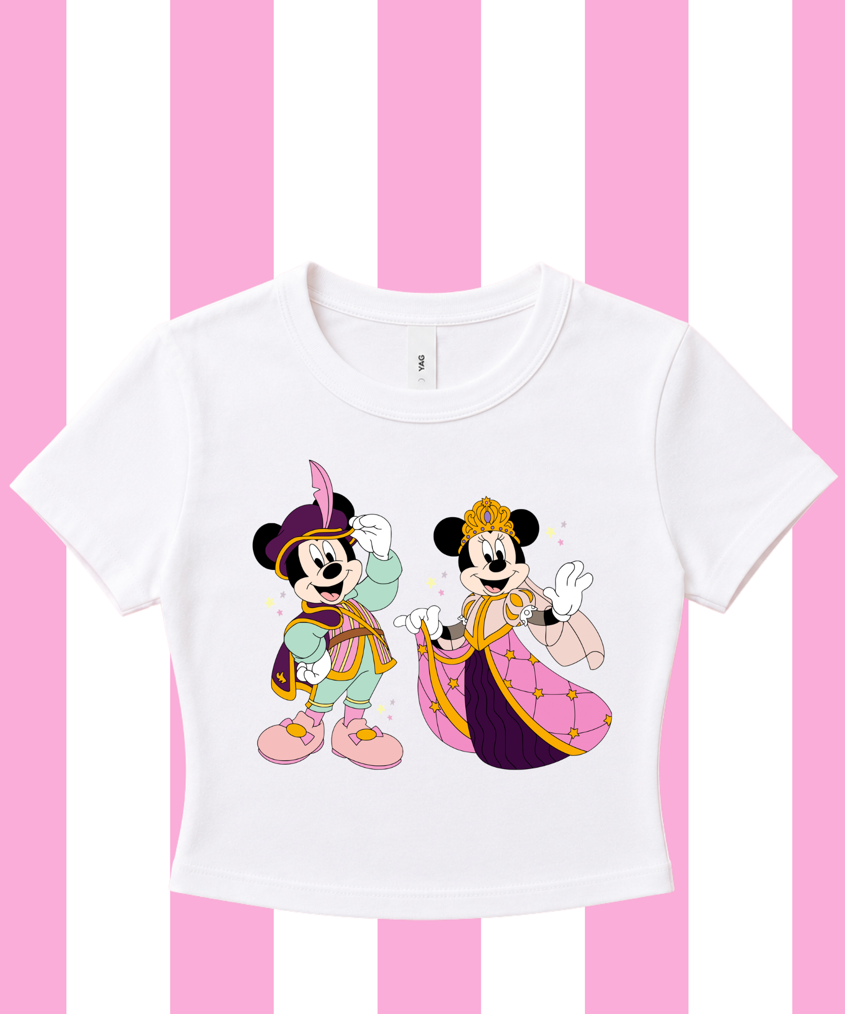 Prince & Princess Mouse Exclusive - Cropped Tee/Cropped Vest