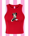 Minnie Leopard - Cropped Tee/Cropped Vest