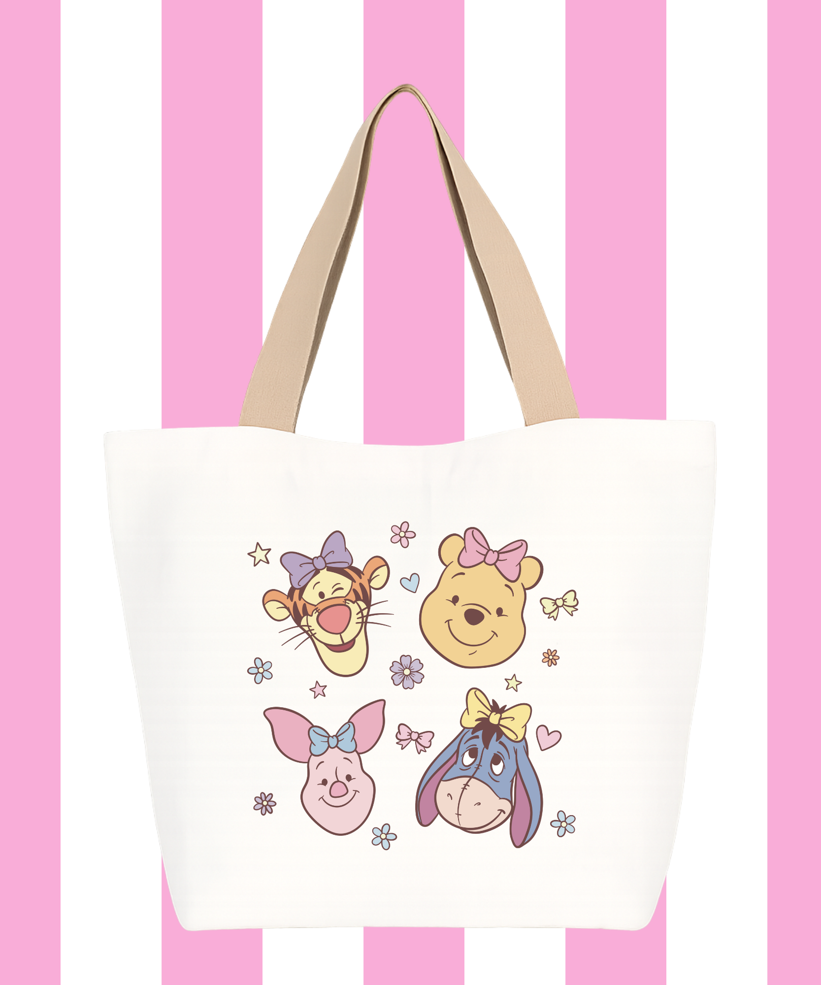 Floral Pooh Shopping Bag