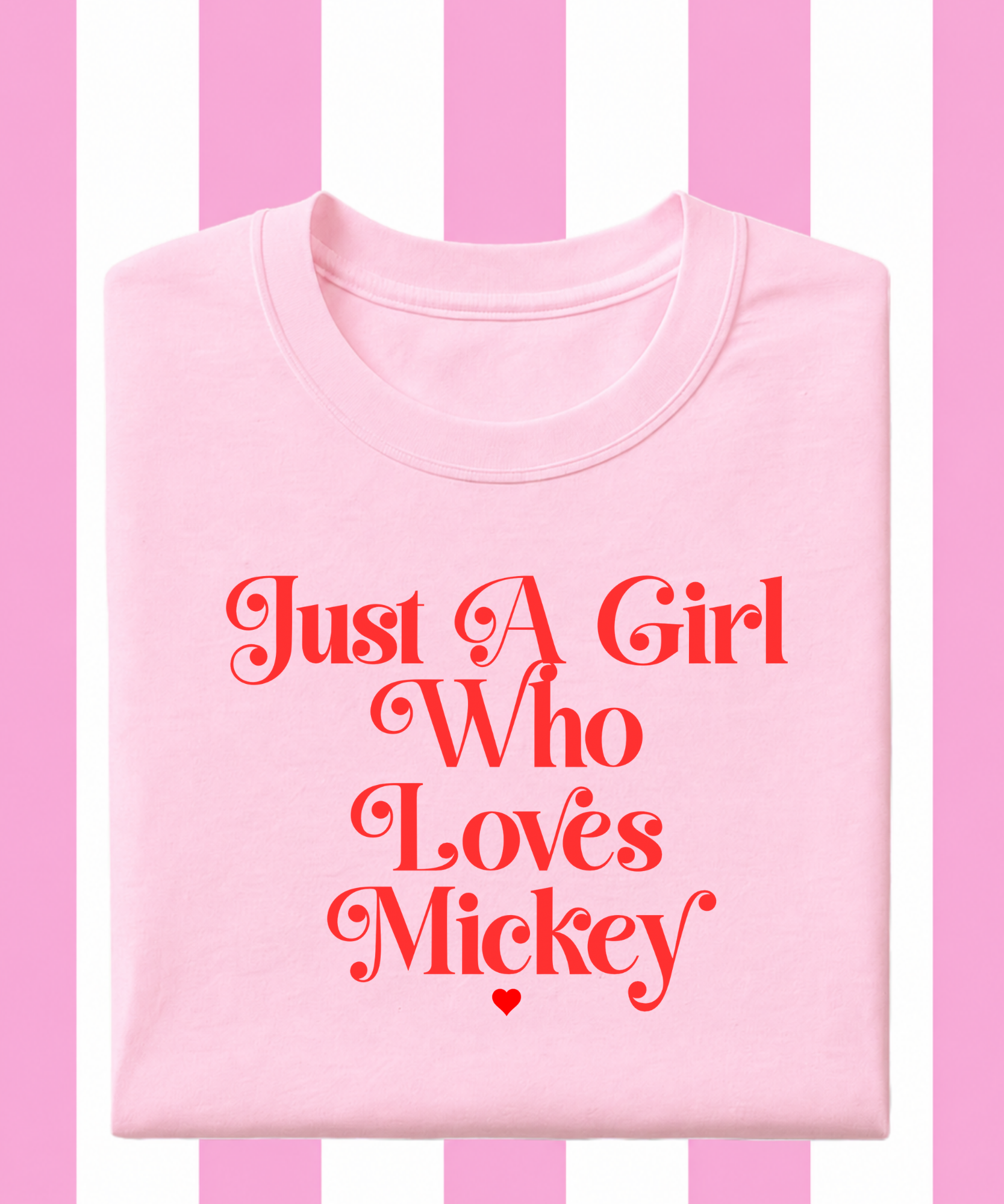 Just A Girl Who Loves Mickey Exclusive - T-shirt