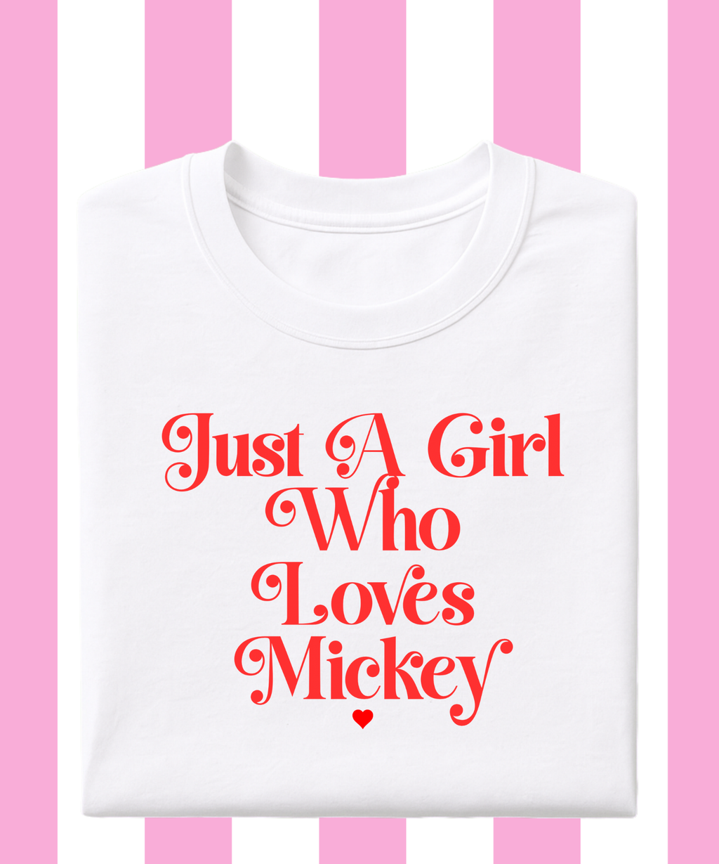 Just A Girl Who Loves Mickey Exclusive - T-shirt