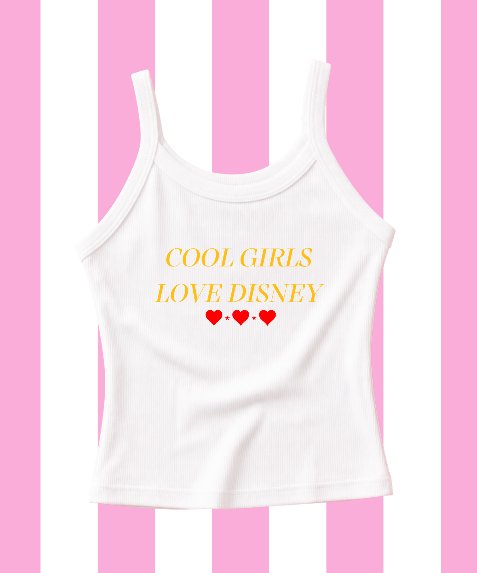 Cool Girls Love DNY Exclusive - Spaghetti Strap Cropped