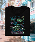 Ooh Pizza Planet Neon - Tshirt/Sweatshirt - Black