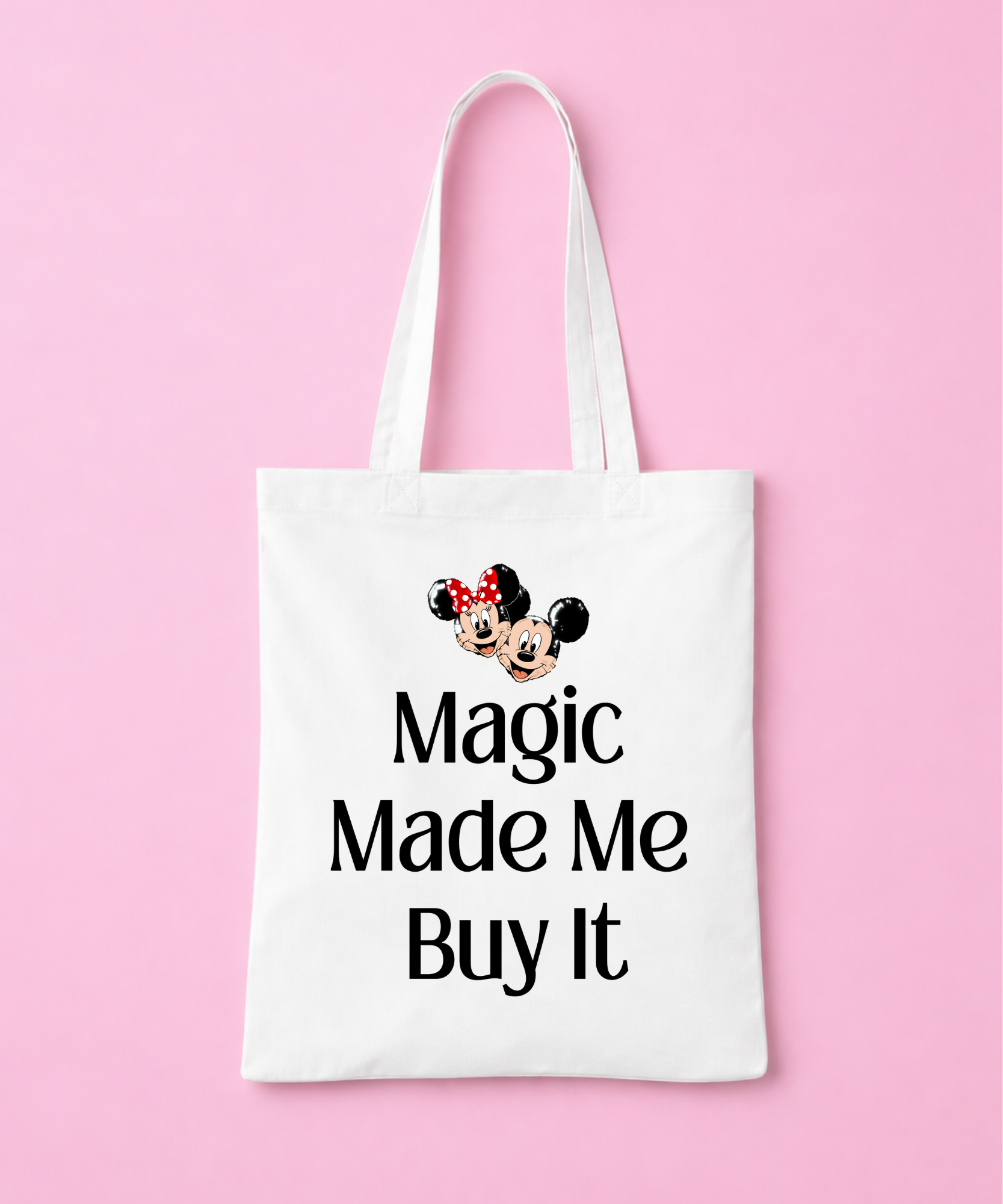 Magic Made Me Buy It White Tote Bag