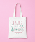 4 Parks Social Club White Tote Bag