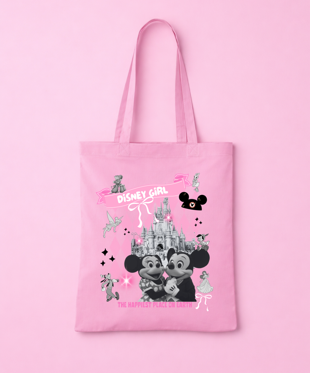 DNY Girl Exclusive Tote Bag - Pink/White