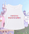 Magic Kingdom Letters Exclusive - Cropped Tee/Cropped Vest