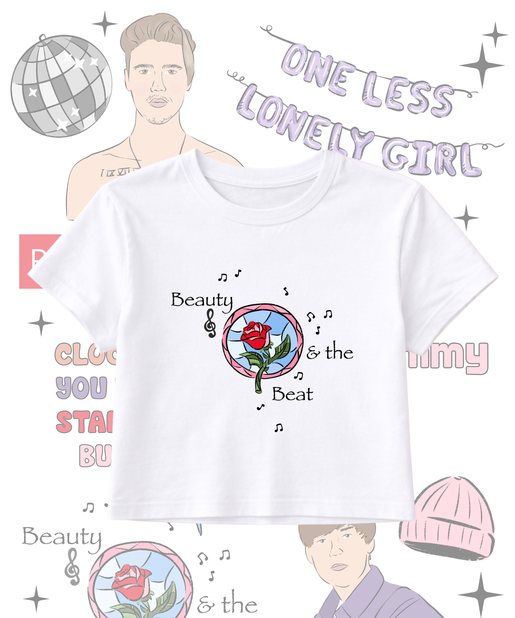 Beauty & A Beat - Cropped Tee - LIMITED TIME