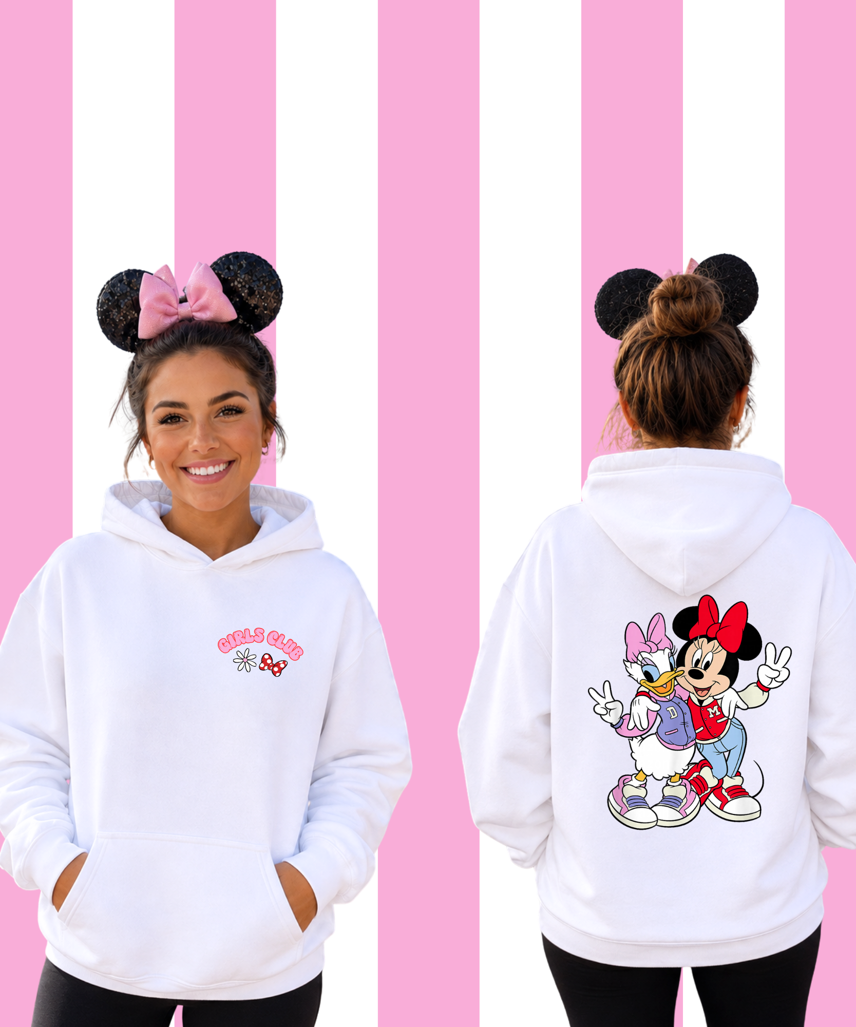 Girls Club Exclusive Double Sided Hoodie