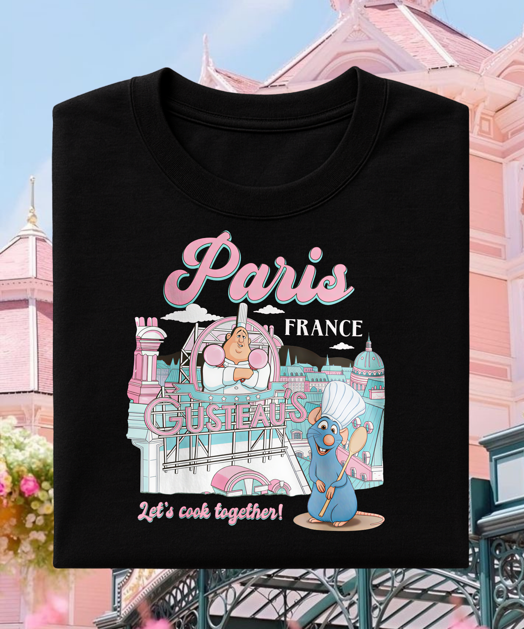 Let’s Cook Together - Tshirt - Navy/Black