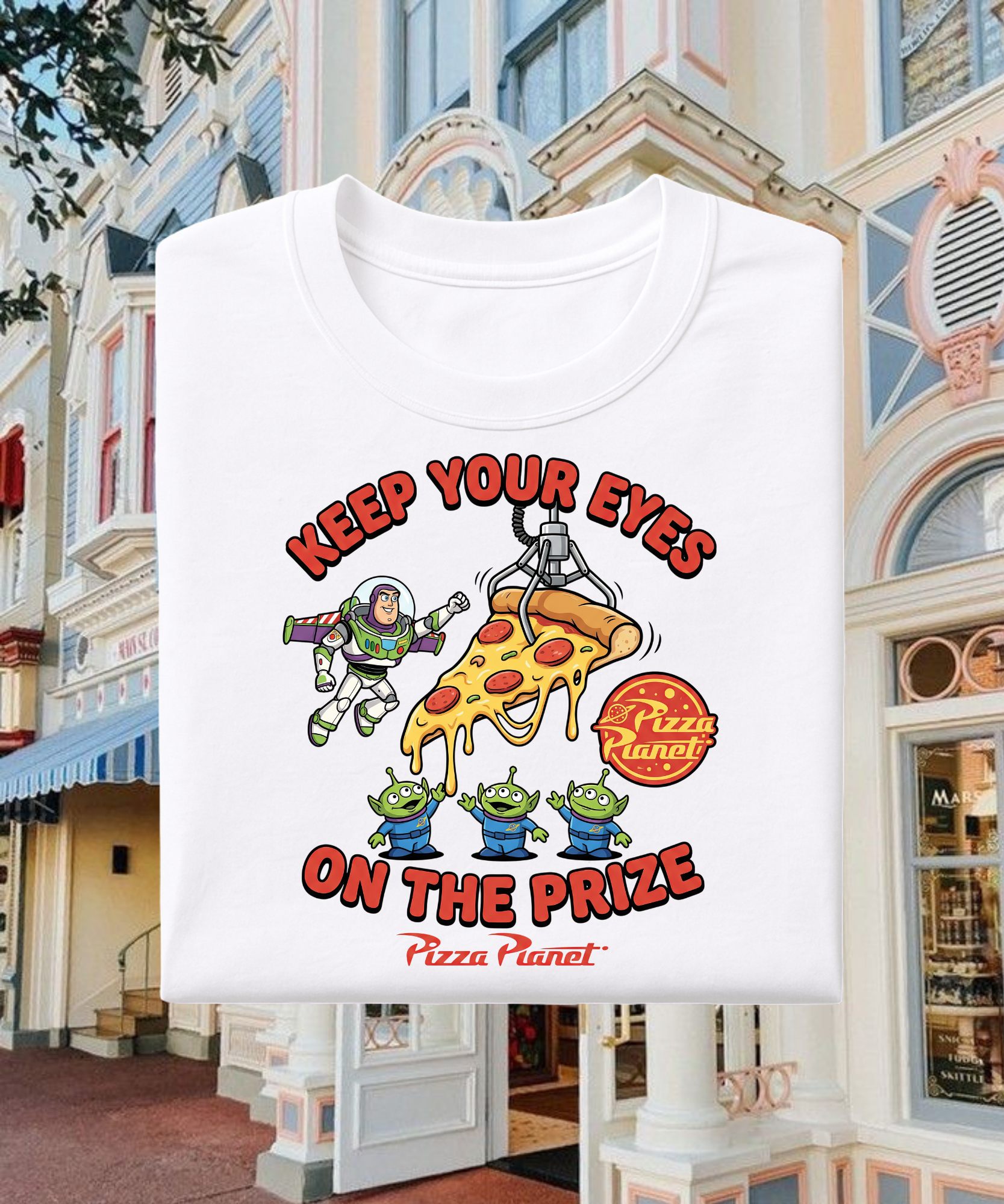 Keep Your Eyes On The Prize - Tshirt - White