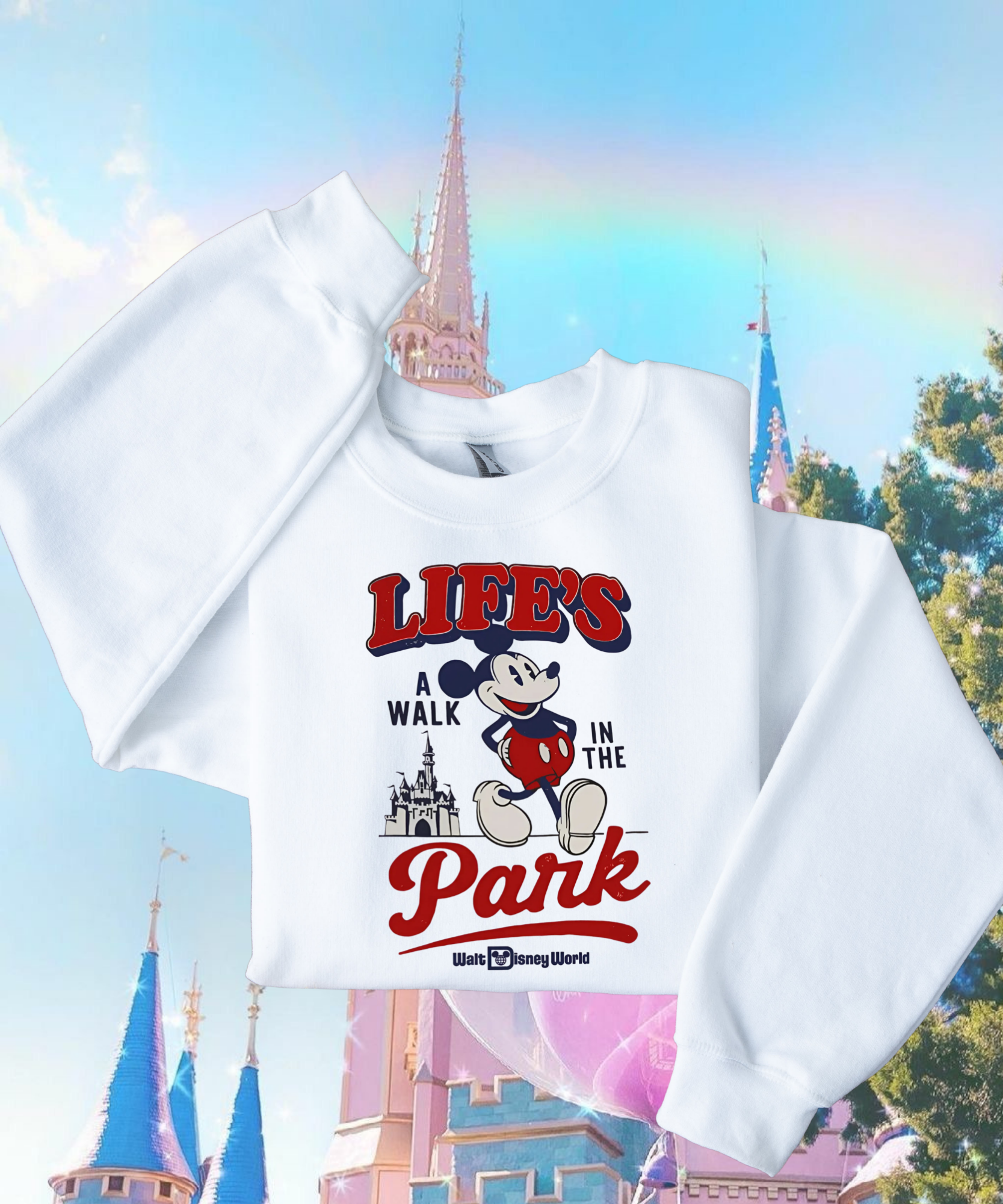 Life’s A Walk In The Park - Tshirt/Sweatshirt - White