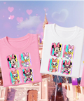 Minnie & Daisy Ice Cream - Tshirt - White/Pink