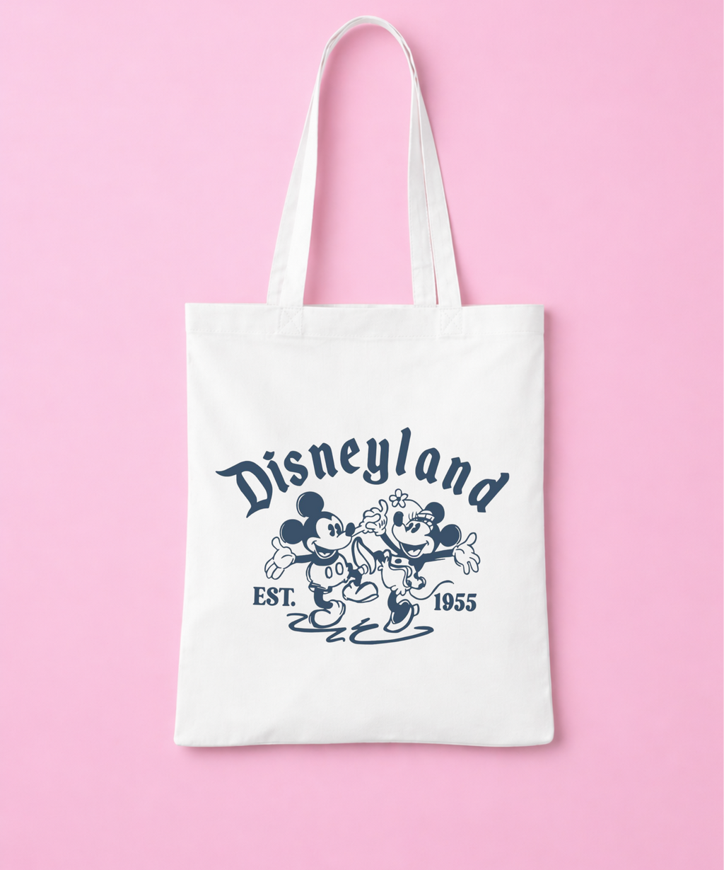 DNYLand Tote Bag - White/Pink