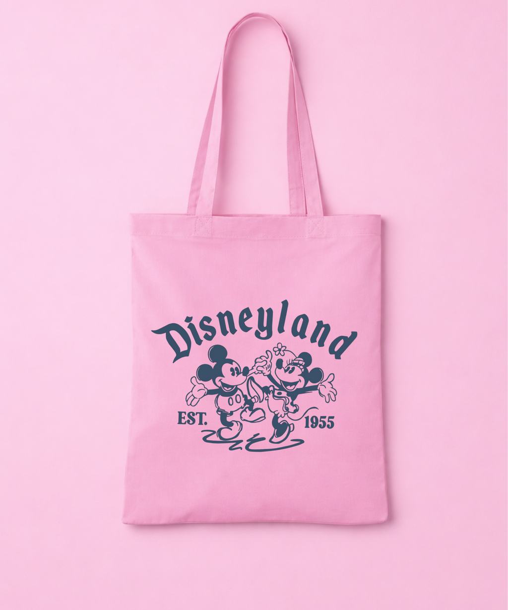 DNYLand Tote Bag - White/Pink