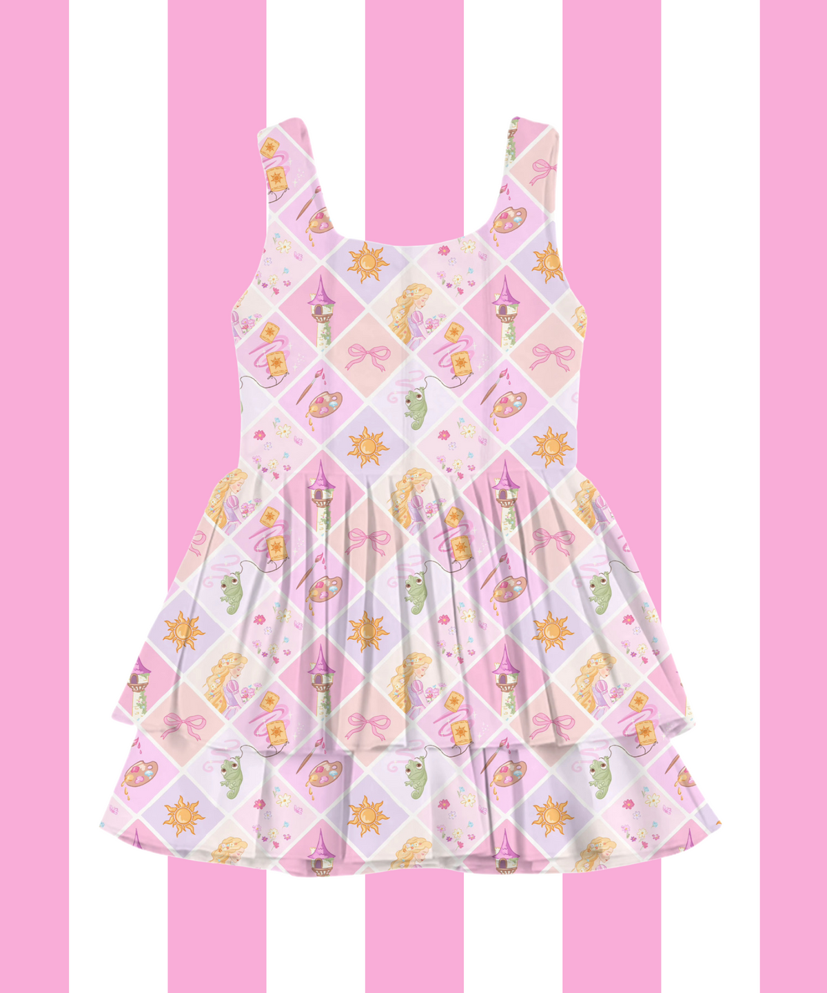 Punzie Park Dress & Shorts Set