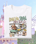 Hold On Tight - Tshirt - White/Pink/Blue