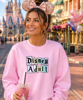 DNY Adult Sweatshirt - White/Light Pink/Peppermint/Pink Lemonade