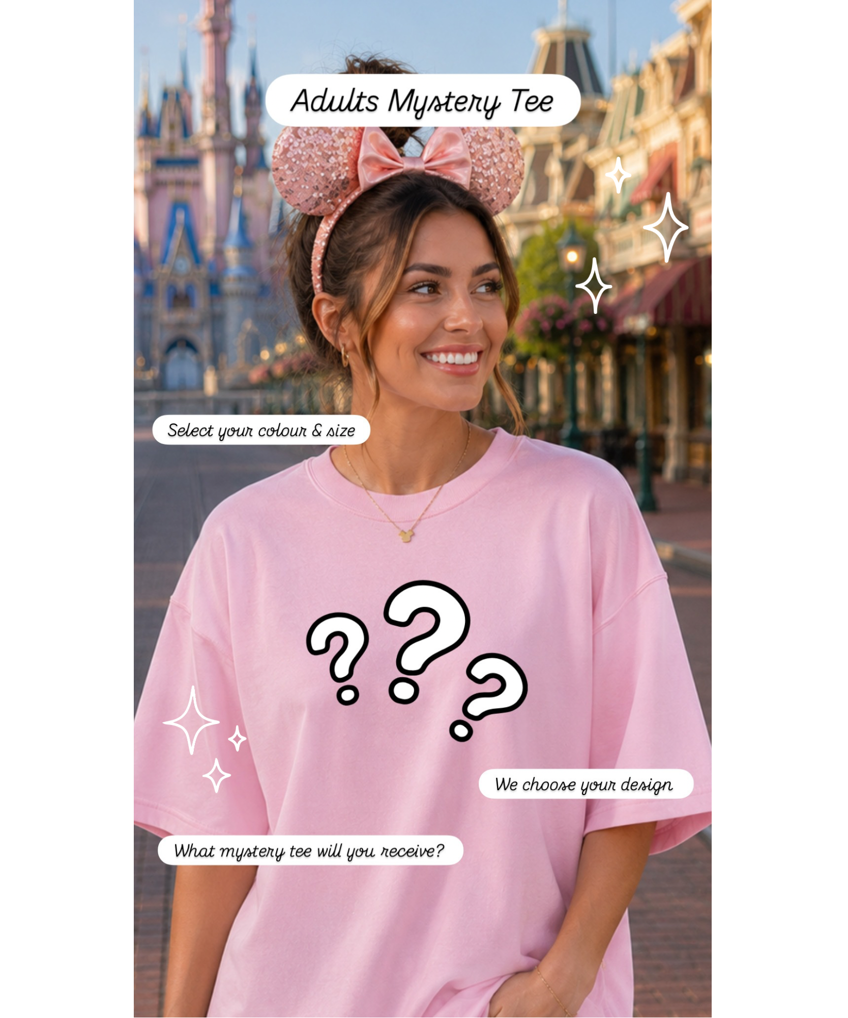 Adults MYSTERY Tee - Let Us Choose For You! 🫧🫶🏻💕