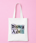 DNY Adult Tote Bag White/Pink