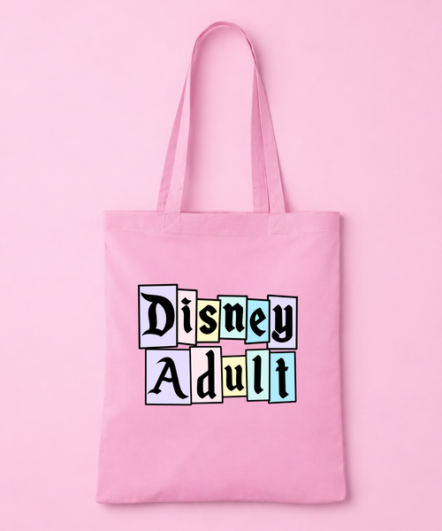 DNY Adult Tote Bag White/Pink