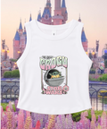 The Child Grogu - Cropped Tee/Cropped Vest - White