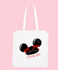 Disney Girl Exclusive White Frilled Tote Bag - PRE-ORDER - 4-5 weeks turnaround 💕
