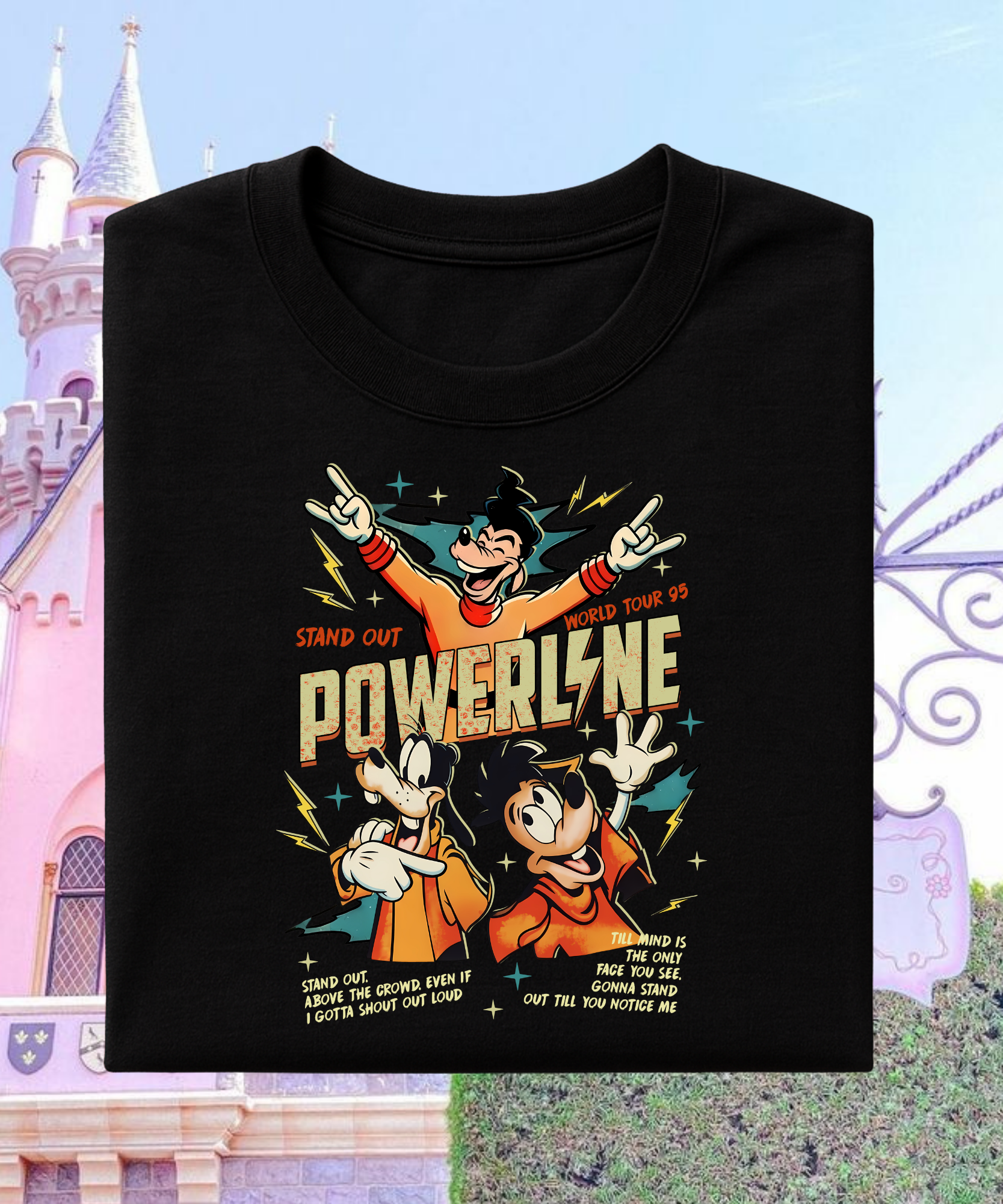 Powerline - Tshirt - Black